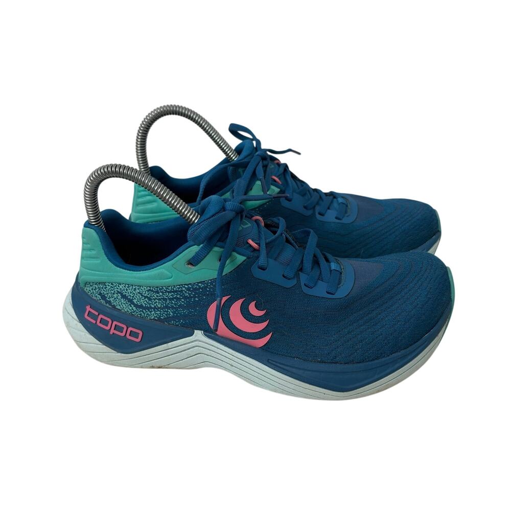 Topo Ultrafly 5 Shoes Women's Size 7 Running Blue Aqua Athletic